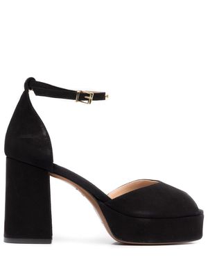 Maje 95mm crystal-embellished sandals - Black