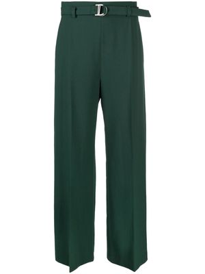 Maje belted tailored trousers - Green