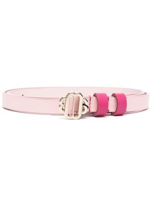Maje buckle-fastening leather belt - Pink