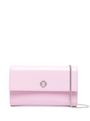 Maje Clover clutch bag - Pink