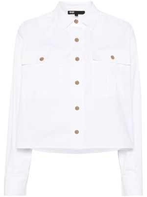 Maje cotton-poplin shirt - White