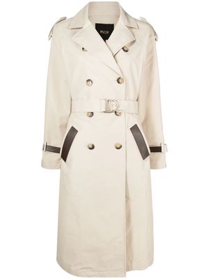 Maje Gary belted trenchcoat - Neutrals