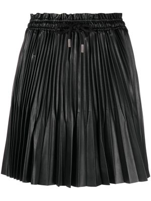Maje Jake pleated miniskirt - Black