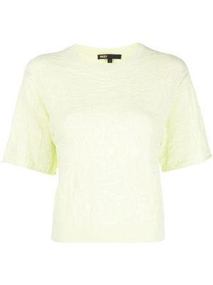 Maje knitted short-sleeved top - Green