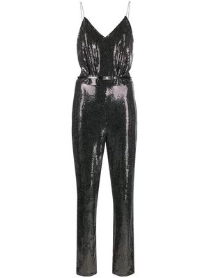 Maje Lanie sleeveless jumpsuit - Silver