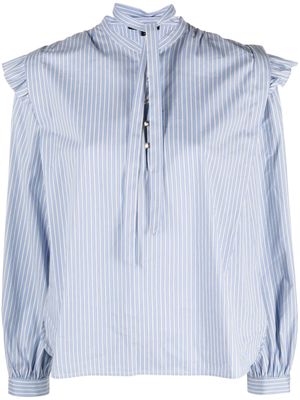 Maje Laudrey striped blouse - Blue
