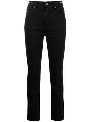 Maje low-rise straight jeans - Black