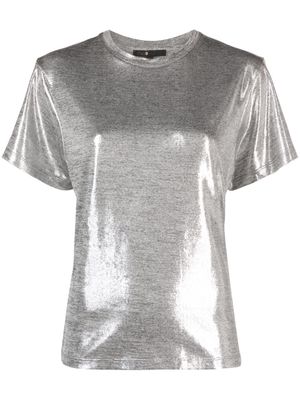 Maje mélange lurex T-shirt - Silver