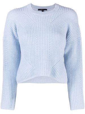 Maje Mikally wool-blend jumper - Blue
