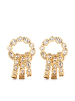 Maje multiple-rings gold-plated earrings - 05 GOLD
