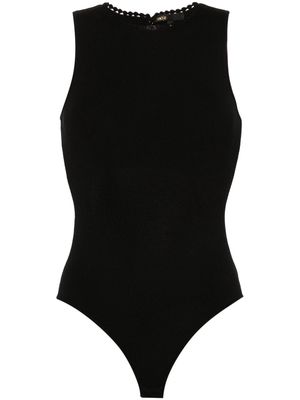 Maje open-back bodysuit - Black