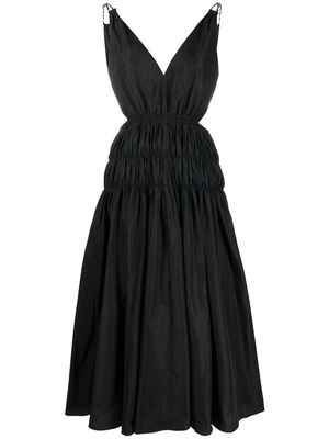 Maje Run sleeveless cut-out dress - Black