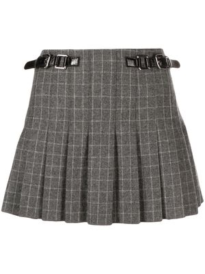 Maje short pleated skirt - Grey