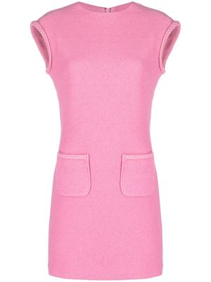 Maje straight-cut mini dress - Pink