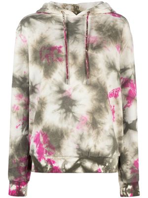 Maje tie-dye hoodie - Neutrals