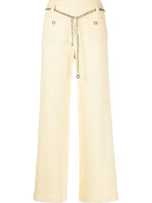 Maje tweed tailored trousers - Yellow