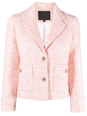 Maje Vanello tweed blazer - Pink