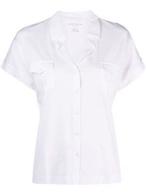 Majestic Filatures button-fastening short-sleeve shirt - White