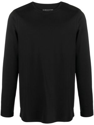 Majestic Filatures long-sleeve organic-cotton T-shirt - Black