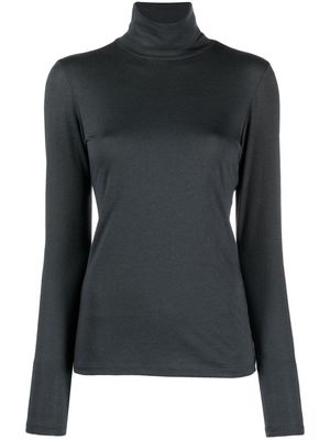 Majestic Filatures roll-neck long-sleeved top - Grey