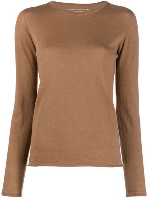Majestic Filatures round-neck cashmere jumper - Brown