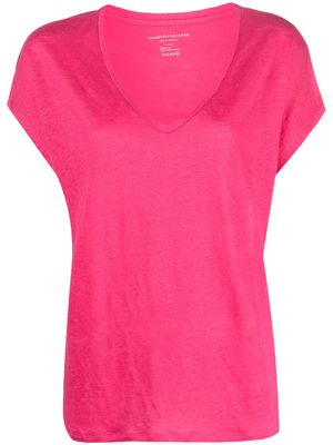 Majestic Filatures v-neck short-sleeve T-shirt - Pink
