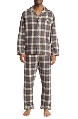 Majestic International Holiday Homecoming Cotton Flannel Pajamas in Coffee