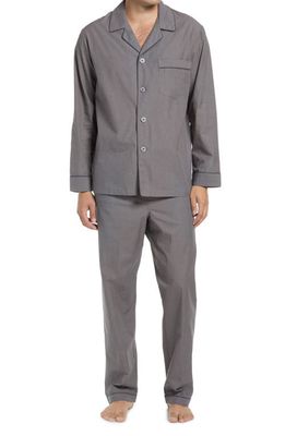 Majestic International Woven Cotton Pajamas in Charcoal 