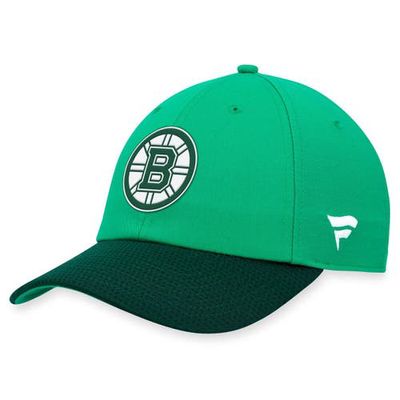 MAJESTIC Men's Fanatics Branded Kelly Green Boston Bruins St. Patrick's Day Adjustable Hat