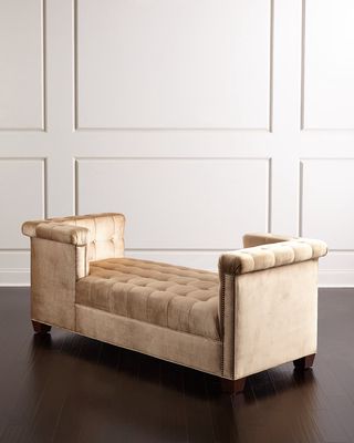 Majestic Tufted Wedge Chaise