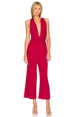MAJORELLE Cody Jumpsuit in Red