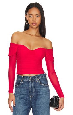 MAJORELLE Constance Top in Red