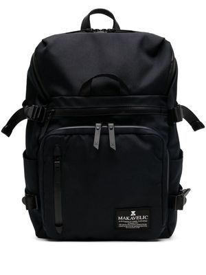 Makavelic Chase Square Box zipped backpack - Blue
