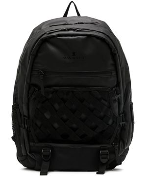 Makavelic Ludus Duality logo-stamp backpack - Black