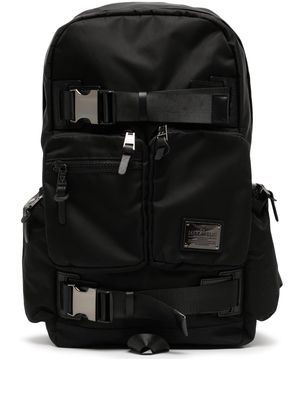 Makavelic multiple zip-fastening pockets backpack - Black