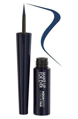 MAKE UP FOR EVER Aqua Resist Color Ink 24HR Waterproof Liquid Eyeliner in 03 - Matte Midnight