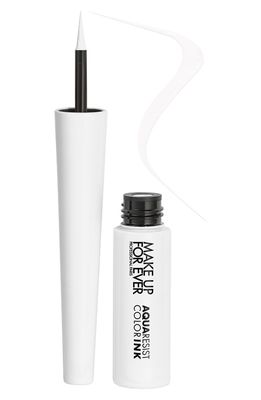 MAKE UP FOR EVER Aqua Resist Color Ink 24HR Waterproof Liquid Eyeliner in 05 - Matte Snow