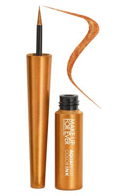 MAKE UP FOR EVER Aqua Resist Color Ink 24HR Waterproof Liquid Eyeliner in 08 - Copper Lava