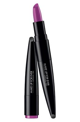 Make Up For Ever Rouge Artist Intense Color Beautifying Lipstick in 214-Dashing Plum