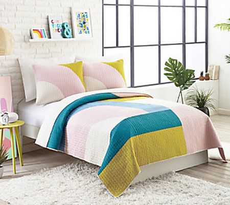 Makers Collective Modshapes Kg Quilt Set - 3Pc