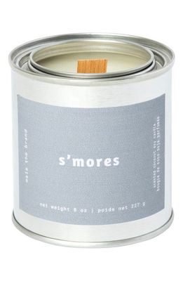 Mala the Brand S'mores Scented Candle in Light /Pastel Grey