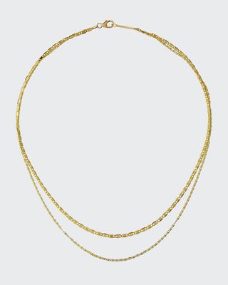 Malibu and Petite Malibu Double-Strand Necklace