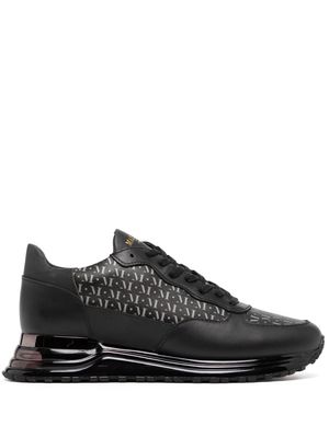 Mallet all-over monogram-print low-top sneakers - Black
