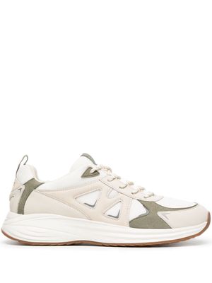 Mallet Angel panelled low-top sneakers - Neutrals