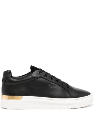 Mallet Grftr low-top leather sneakers - Black