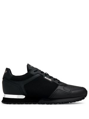 Mallet mesh-panelling leather sneakers - Black