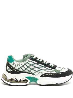 Mallet multi-panel lace-up sneakers - Green