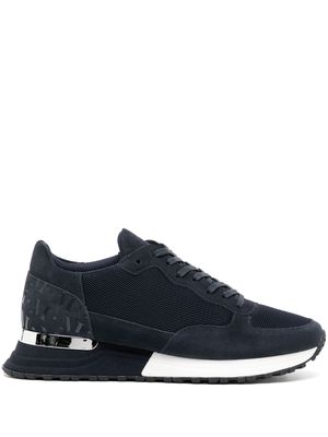 Mallet Popham Black low-top sneakers - Blue