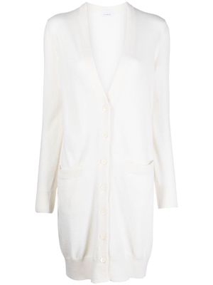 Malo button-up cashmere cardigan - White
