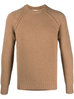 Malo crew-neck cashmere-blend jumper - Brown